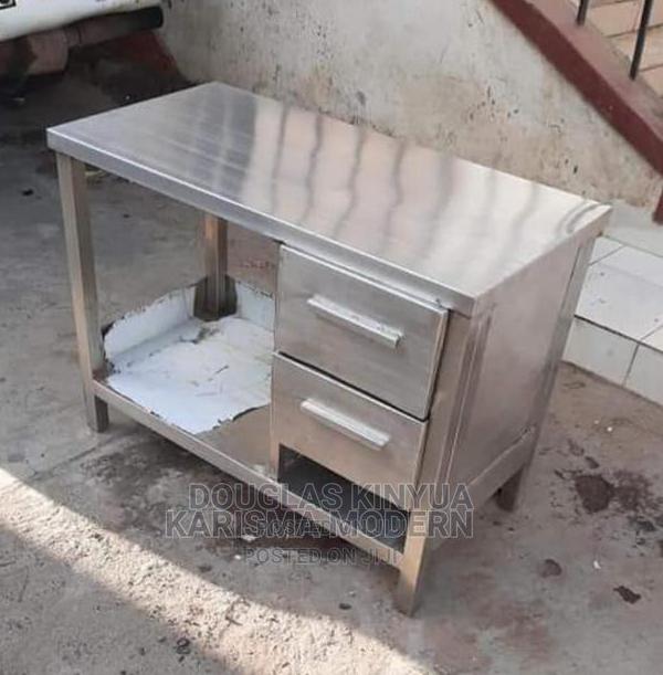 Stainless Steel Working Top With Drawer