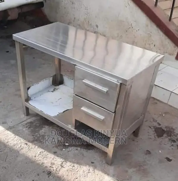 Stainless Steel Working Top With Drawer