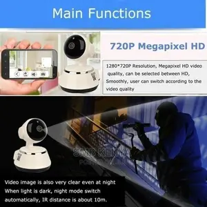 Smart Wifi IP Camera Real-Time Remote Viewing