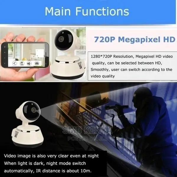 Smart Wifi IP Camera Real-Time Remote Viewing