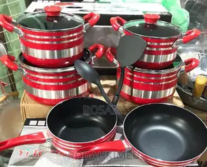Sundabest 10 Pieces Non Stick Cookware