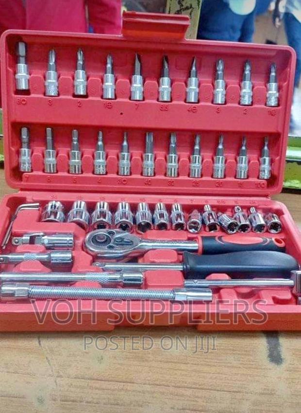 Bicycle /Car Repair Kit 46pcs Socket - main view
