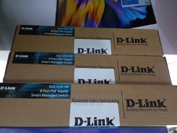 D-Link DGS-1210-10P 8-Port Poe Gigabit Smart Managed Switch - main view