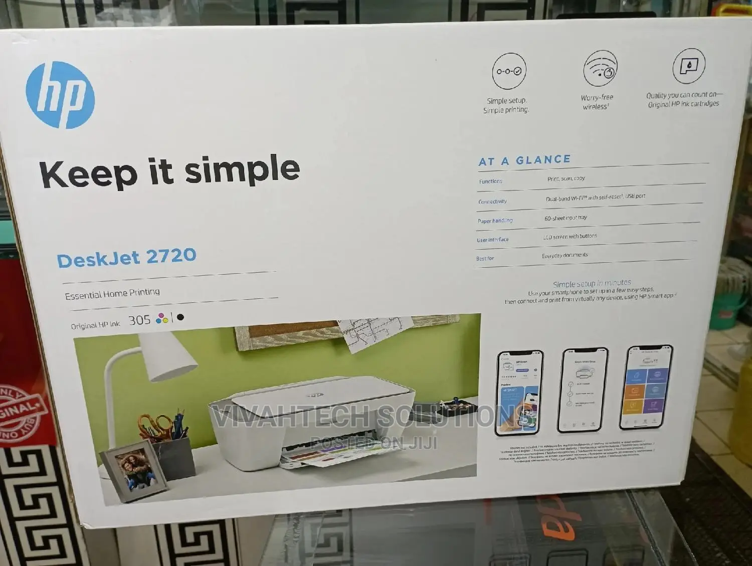 HP 2720 Wireless Printer 3 in 1