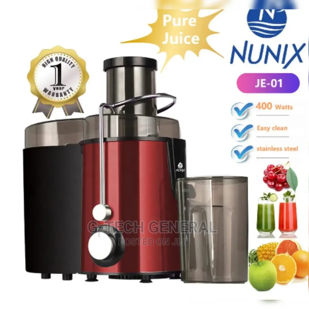 Nunix Heavy Duty Pure Juice Extractor Stainless Juicer