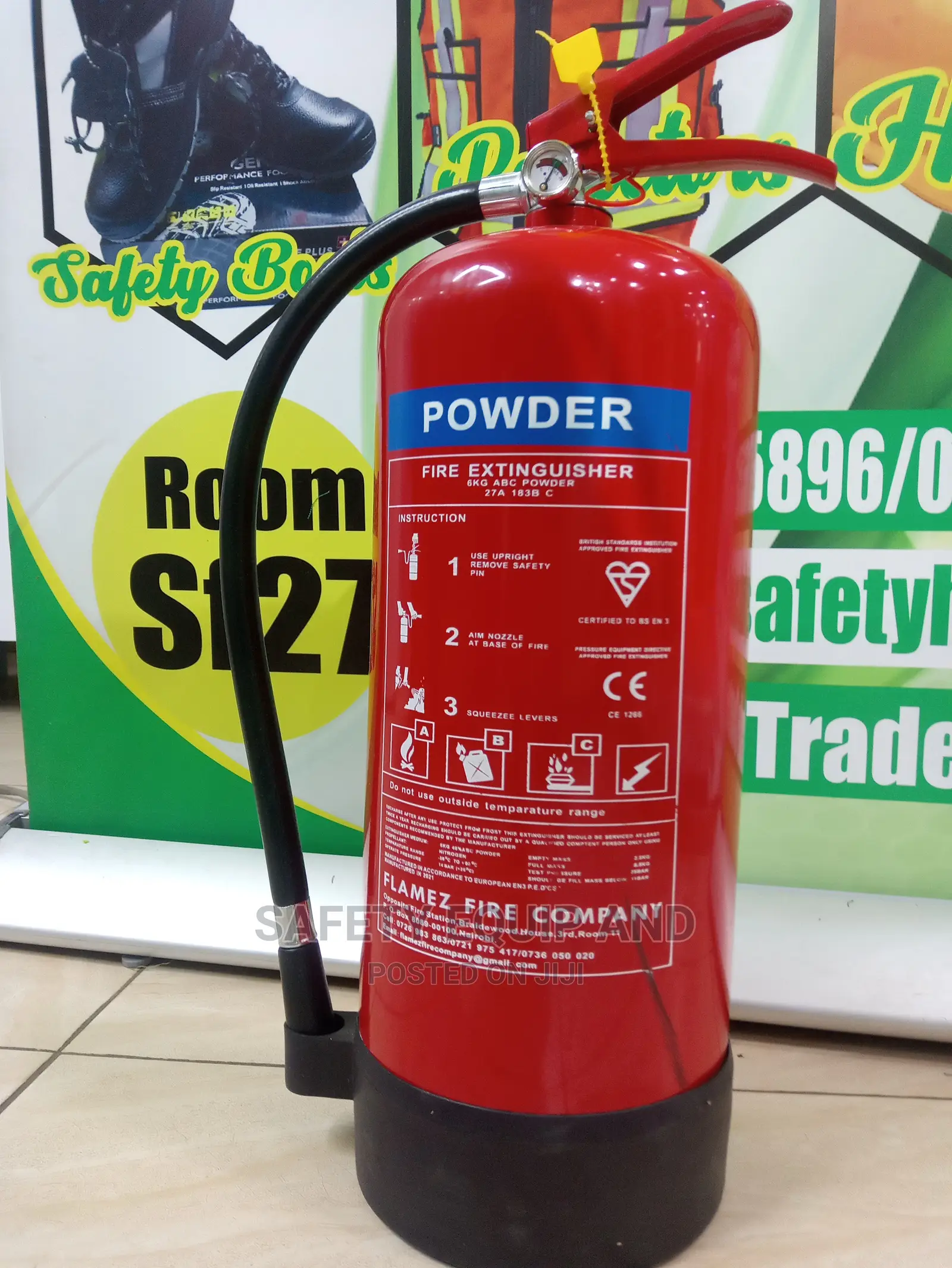 Dried Powder Fire Safety Equipment