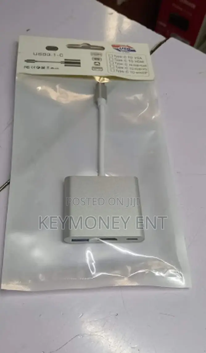 3 in 1 Type C Macbook Hdmi USB Adapter