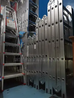 12ft Heavy Duty Multipurpose Aluminium Ladder in (3x4 Rung)