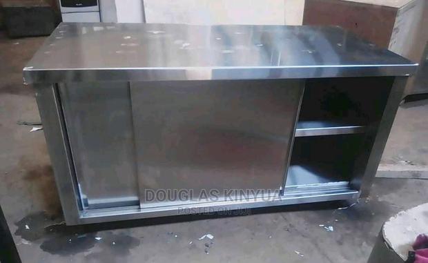 Stainless Steel Working Top Cabinet - main view