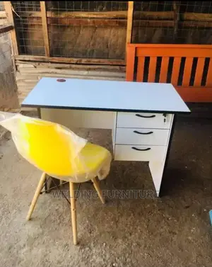 Office Desk and Eames Chairs