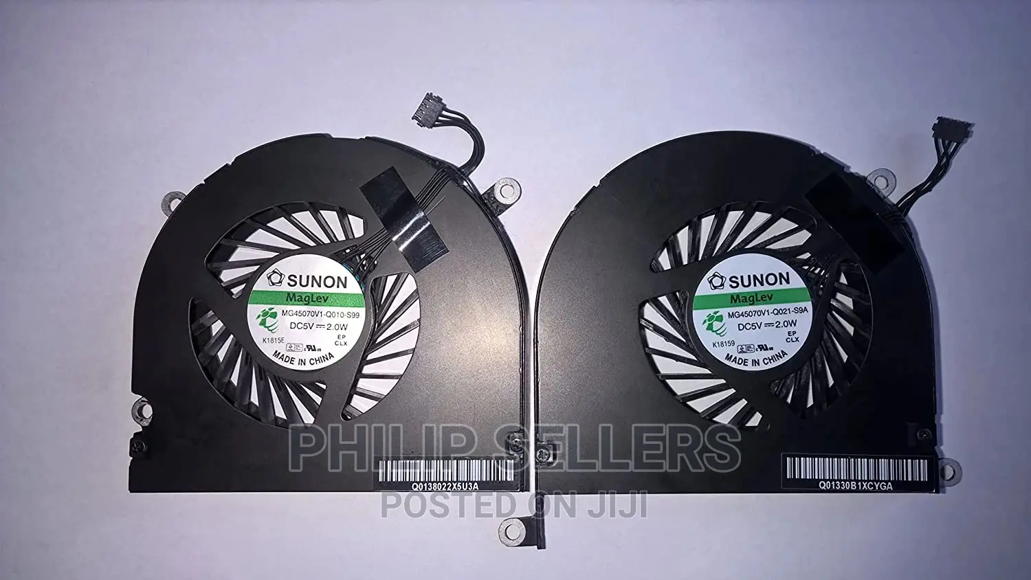 Left and Right Side CPU Cooling Fan Assembly for Apple Macbo