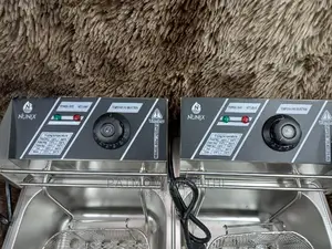 Double Chips Fryer Stainless Steel Deep Fryer -6 L + 6l