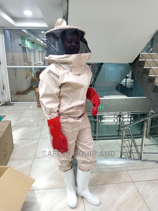 Beige Overalls for Bee Harvesting