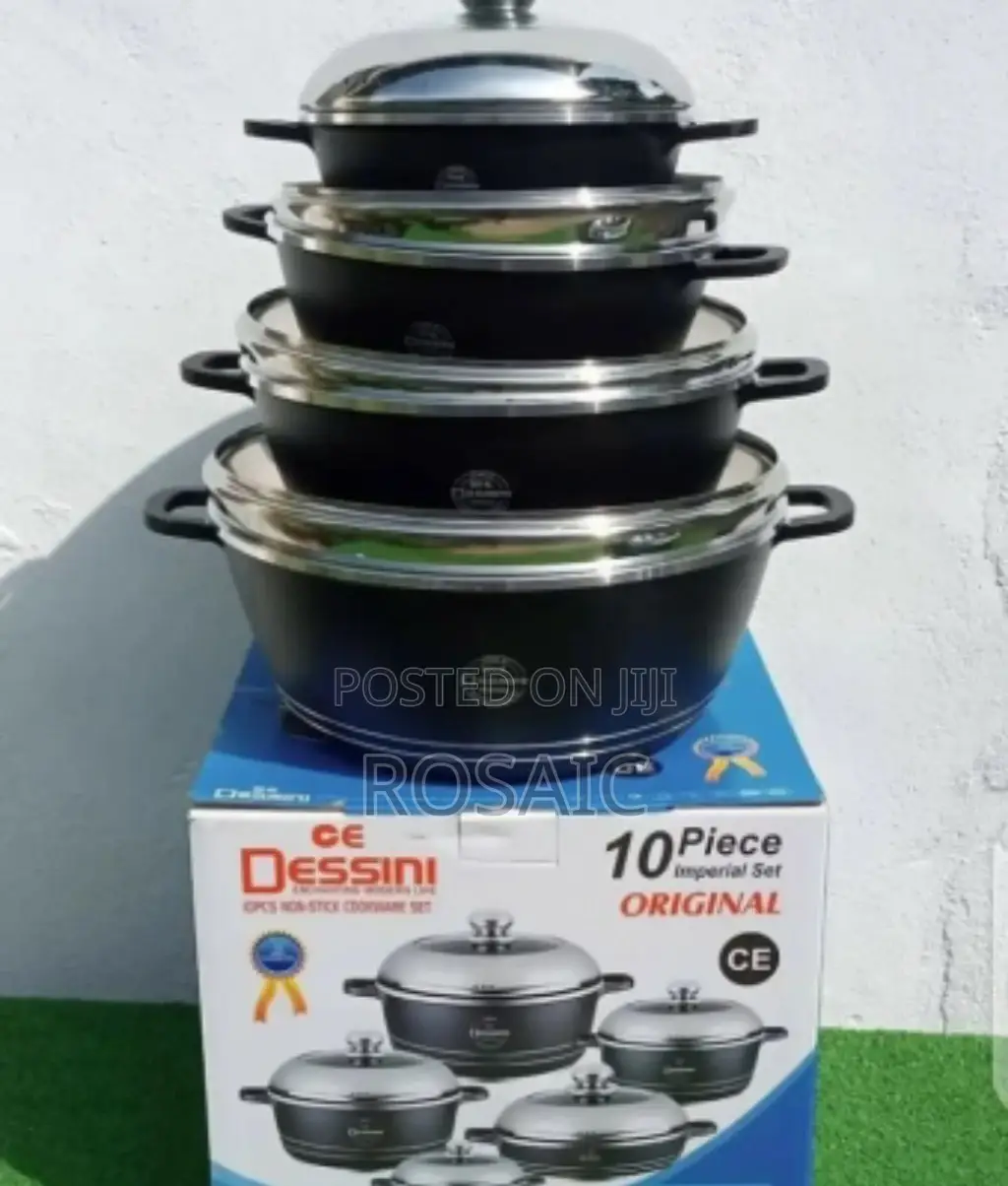10 Pieces Non Stick Dessin Cookware