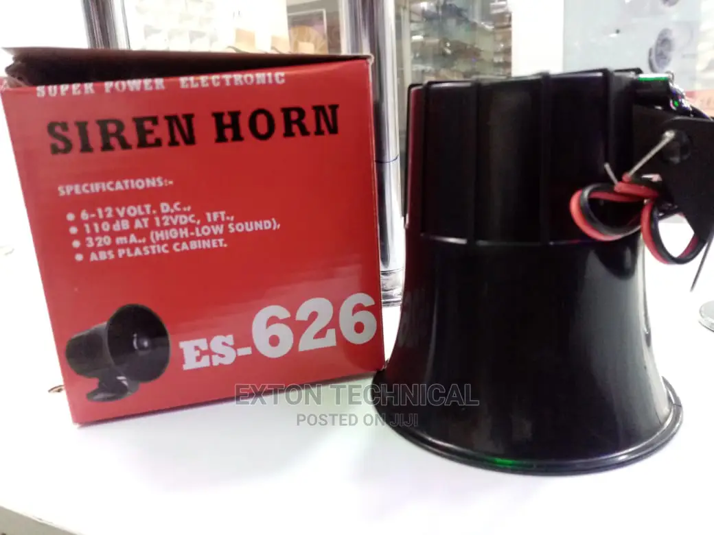 110db 12v 3 Sound PA System Loud Horn Siren Alarm