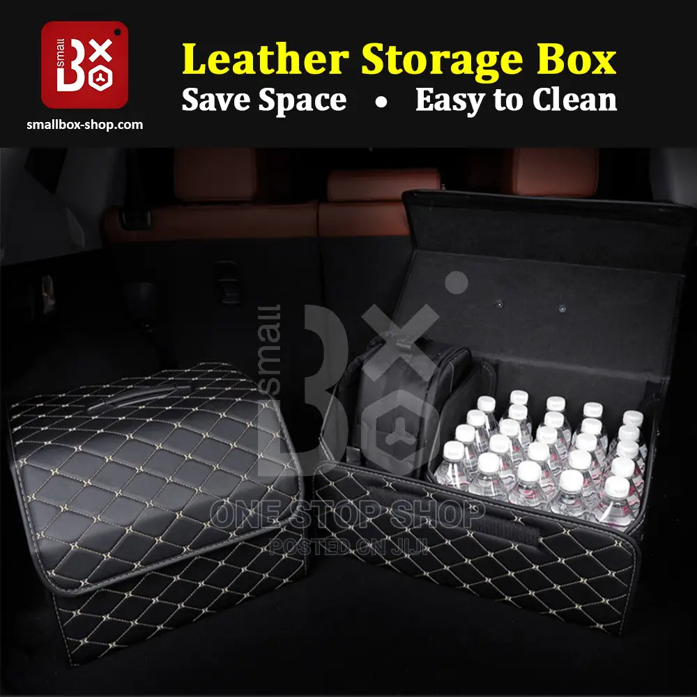 Multipurpose Travel Trunk Leather Ncar Storage Foldable Box