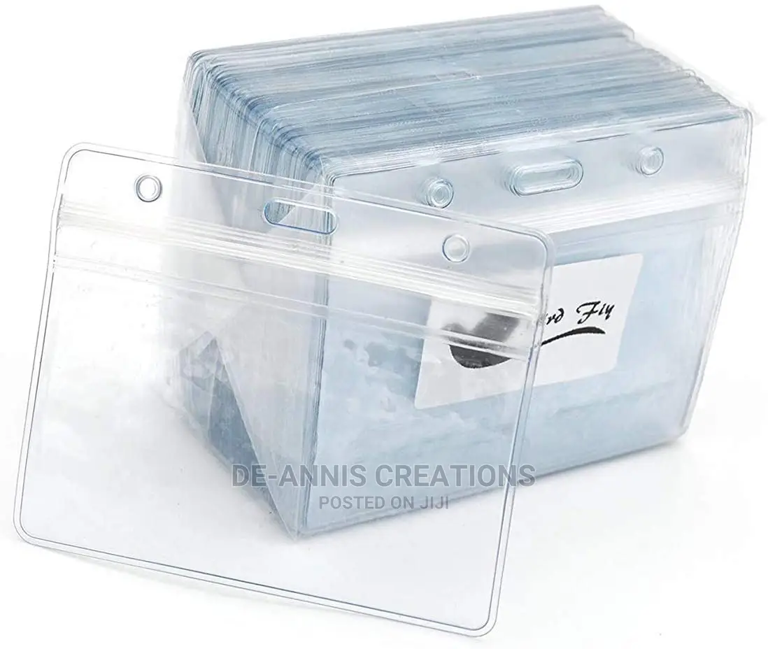 PVC Clear ID Holder
