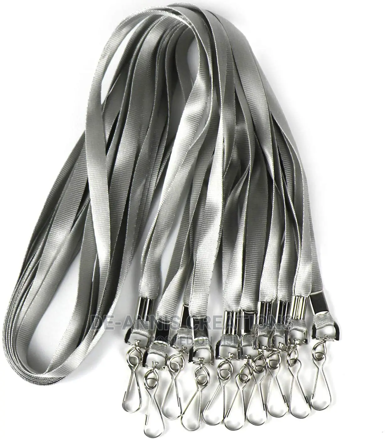 Silver Lanyards