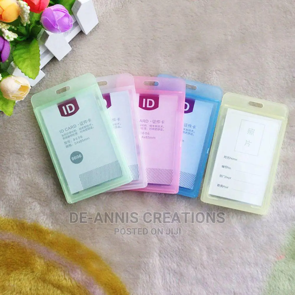 Coloured Plastic ID Holders