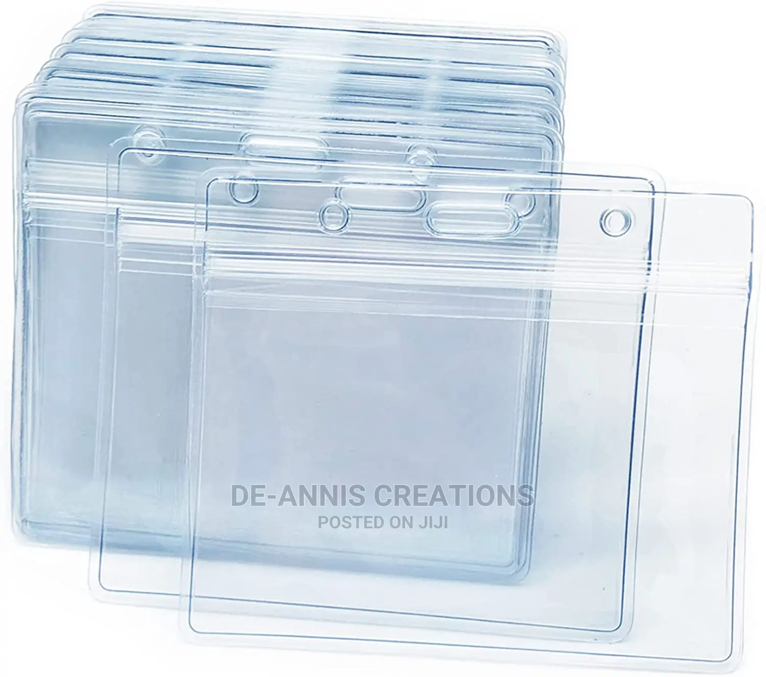 Clear PVC ID Holders
