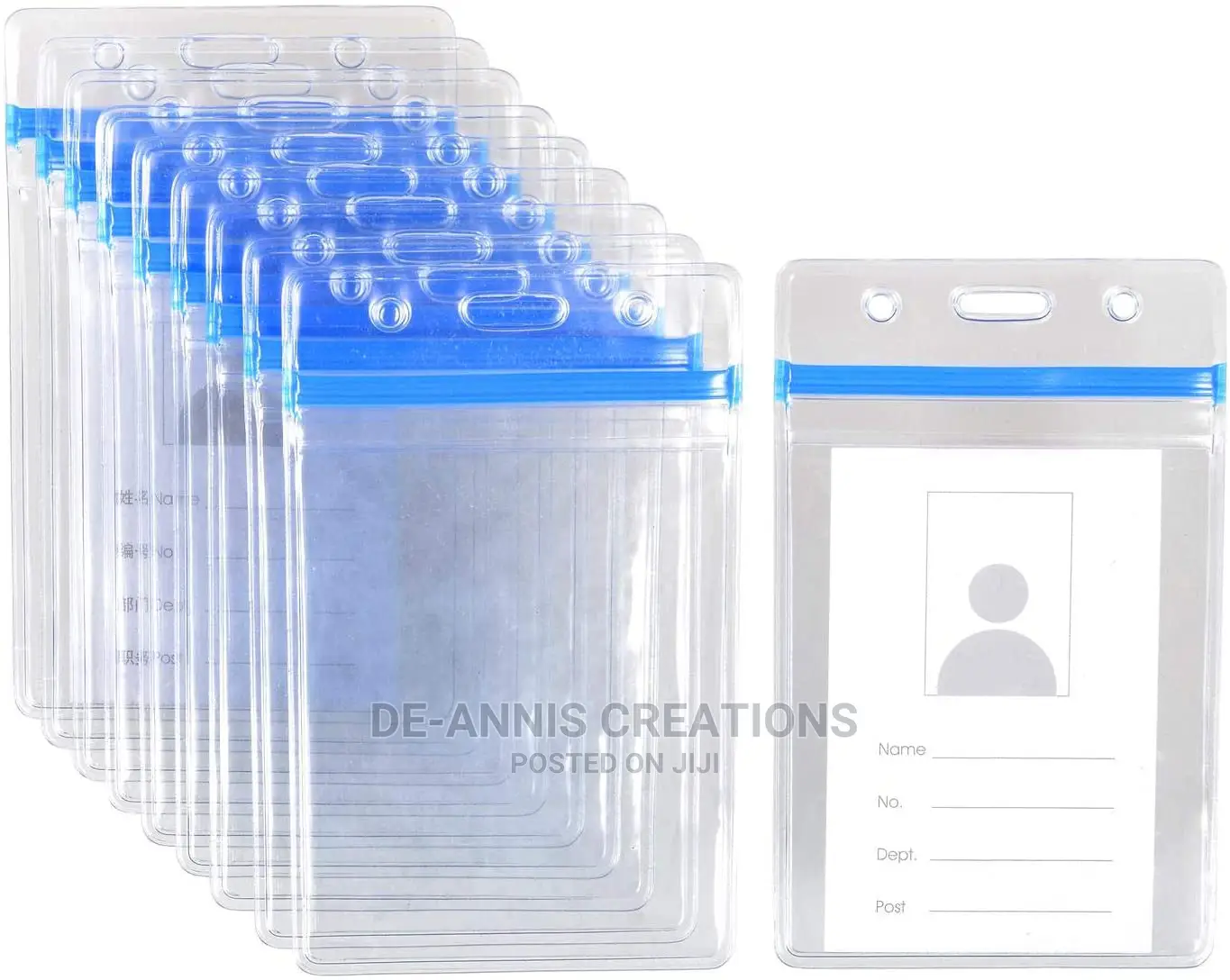 Clear PVC ID Holder