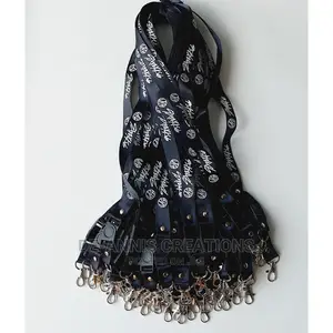 Branded Black Lanyards