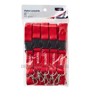 Red Broad Lanyard