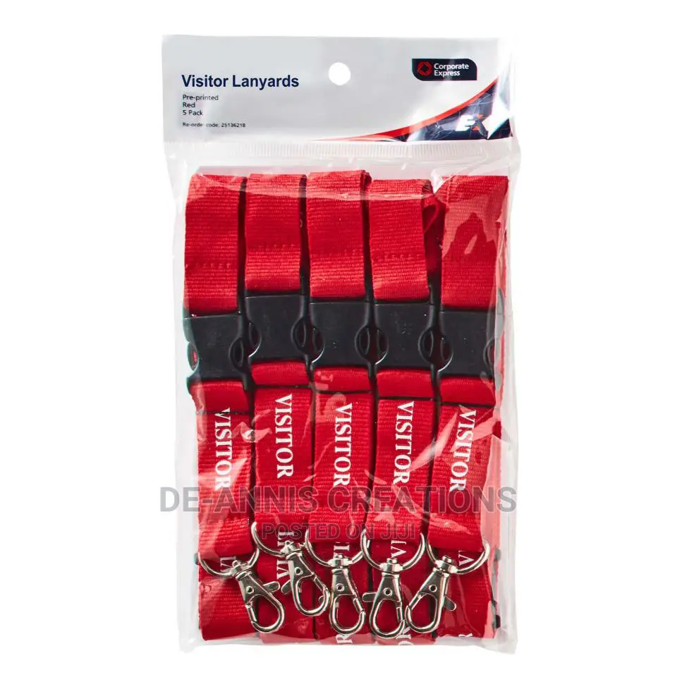 Red Broad Lanyard