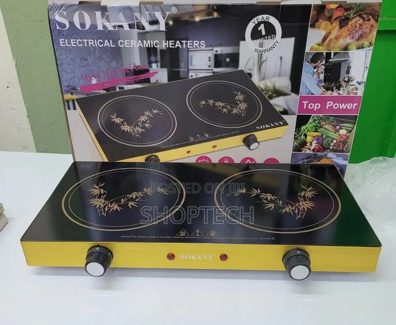 Sokany 2 Burner Induction Electric Cooker