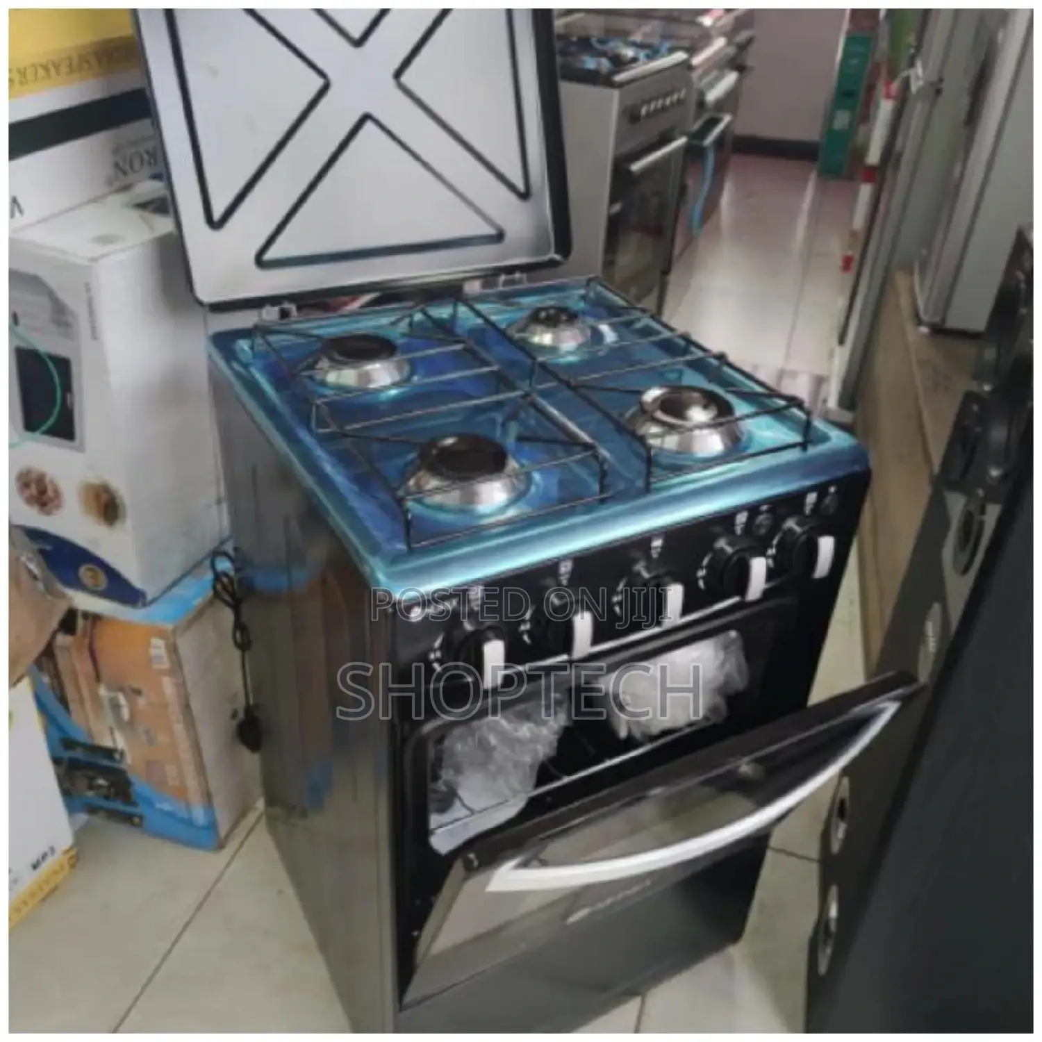 Standing Full Gas Four Gas Oven Cooker Gas Stove.