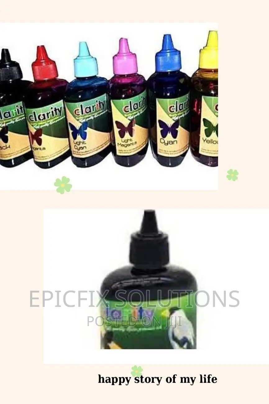 Indexed and Best 100ml Clarity Ink.