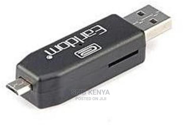 USB Male to Micro USB OTG Adapter With USB Hub and TF Memory