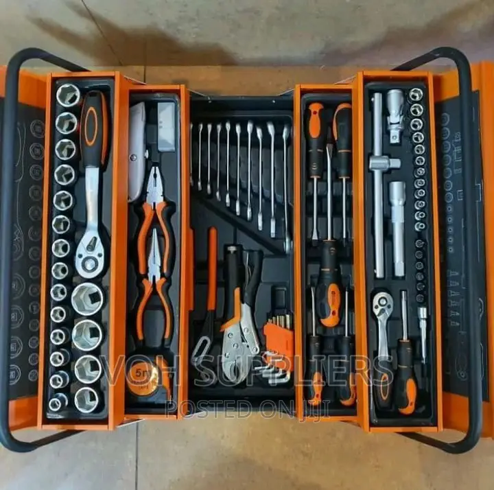 85pcs Cantilever Metal Tool Box Set