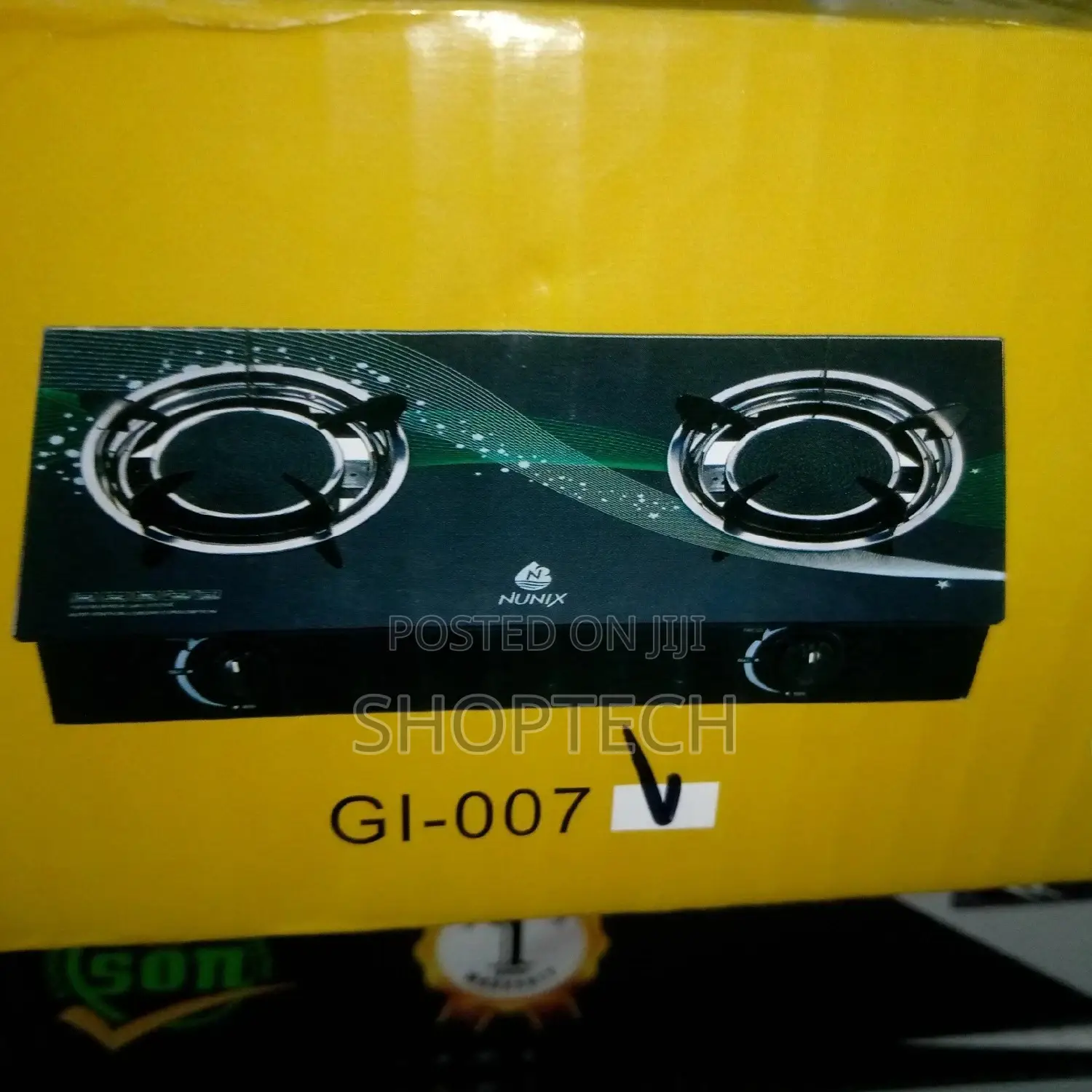Nunix Infrared Two Burner Glass Cooker Gas Stove