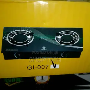 Nunix Infrared Two Burner Glass Cooker Gas Stove
