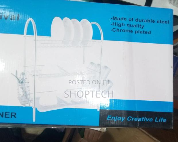 3 Layer Mettalic Dish Rack - main view