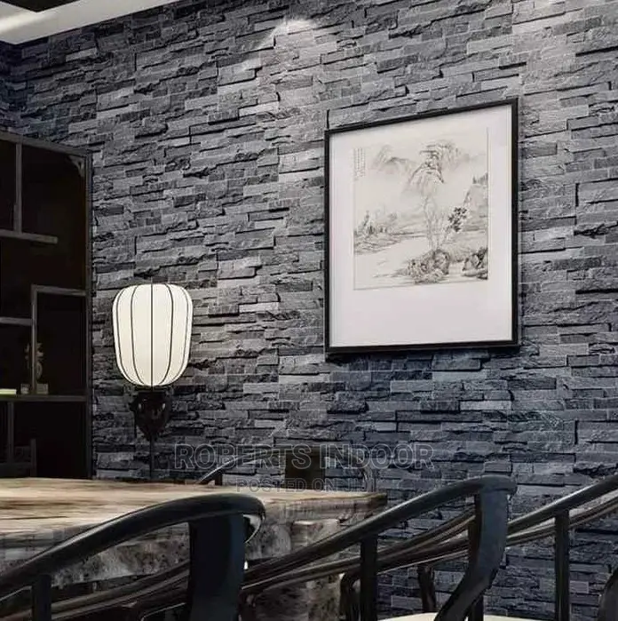 Grey Brick Wallpaper