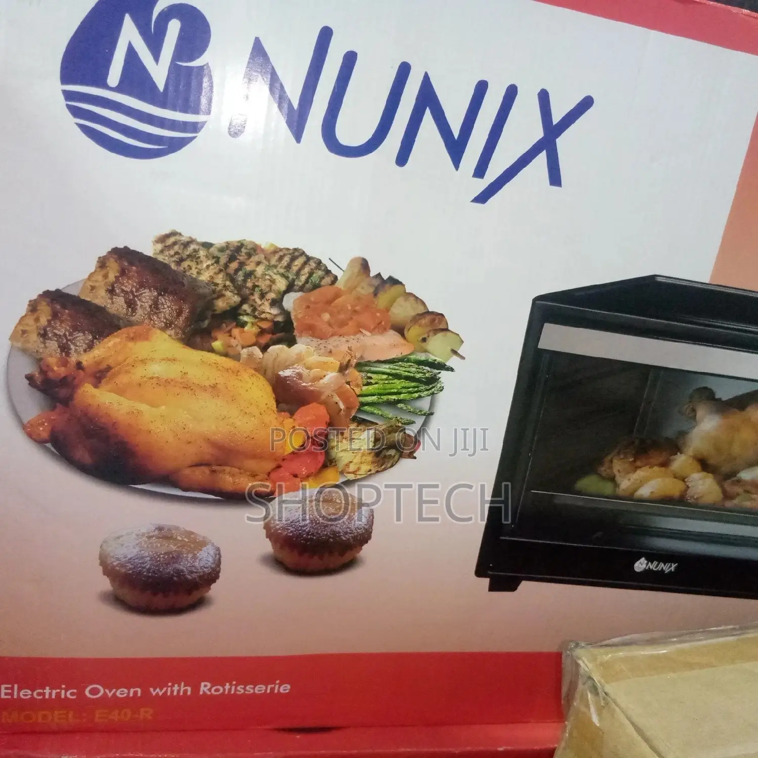 Nunix 40 Litres Electric Oven With Rotisserie.
