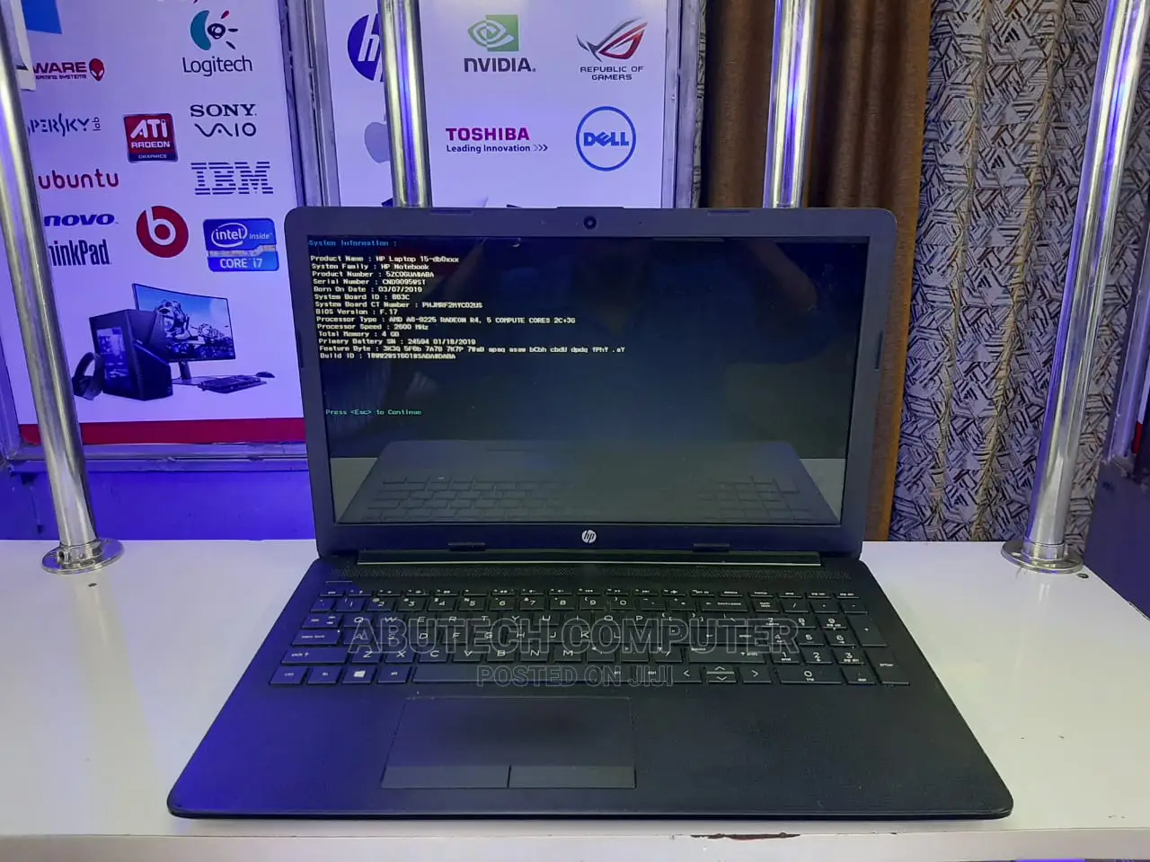 Laptop HP 15 4GB Intel Pentium HDD 500GB