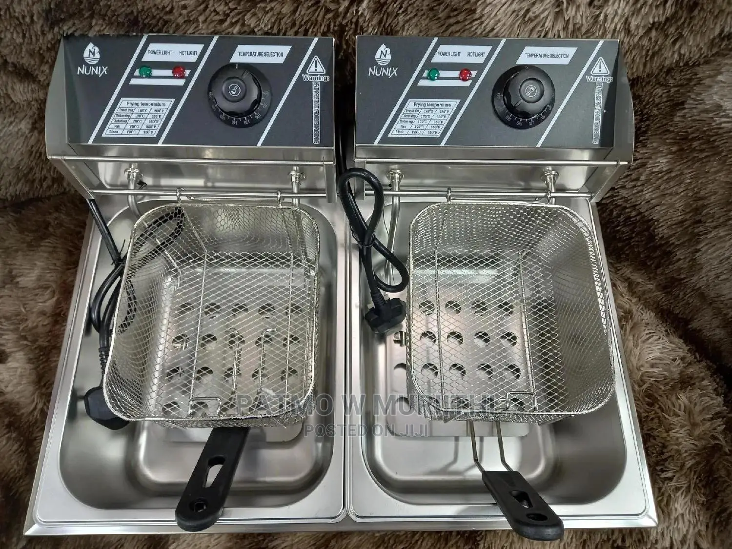 Nunix Double Deep Chips Fryer 12l