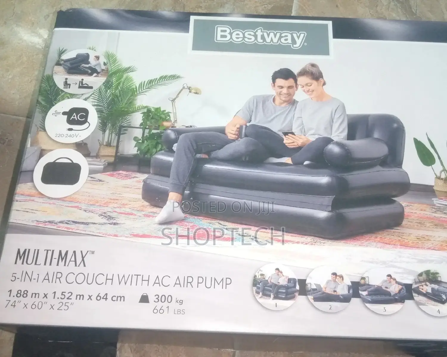 Inflatable Sofa With a Pump