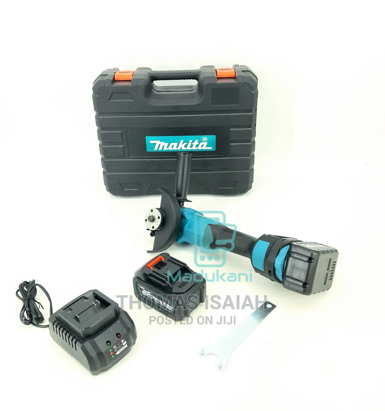 Makita DGA411 BL1830B Cordless Rechargeable 4 INCH Angle Gri