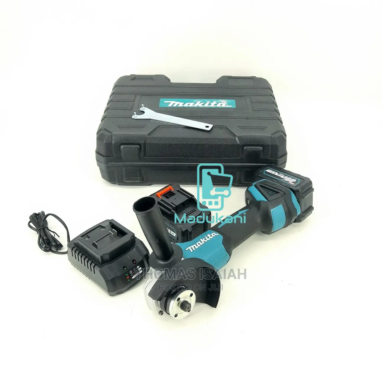 Makita DGA411 BL1830B Cordless Rechargeable 4 INCH Angle Gri