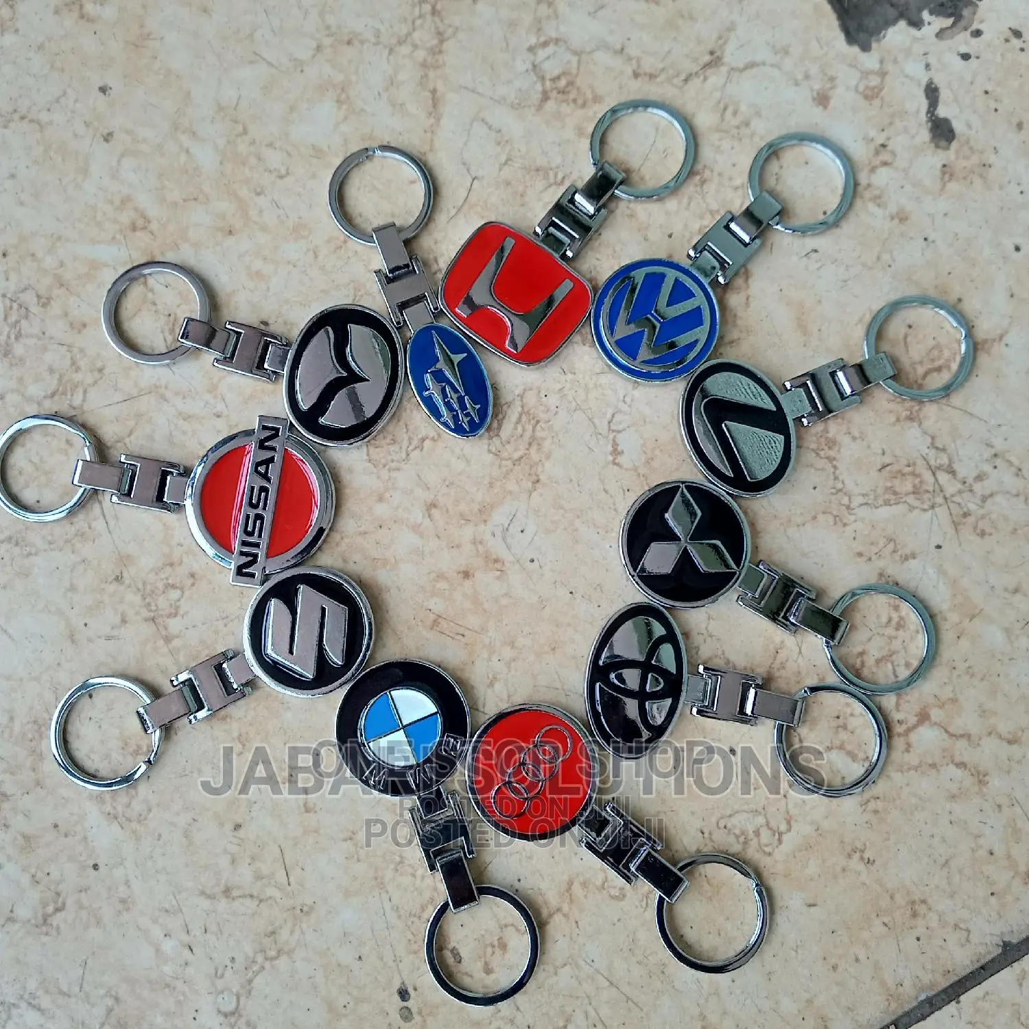 High Quality Metal Car Logo Auto Badge Key Chain