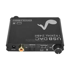 High Speed 192khz 24bit DAC USB Digital to Analog Audio Conv