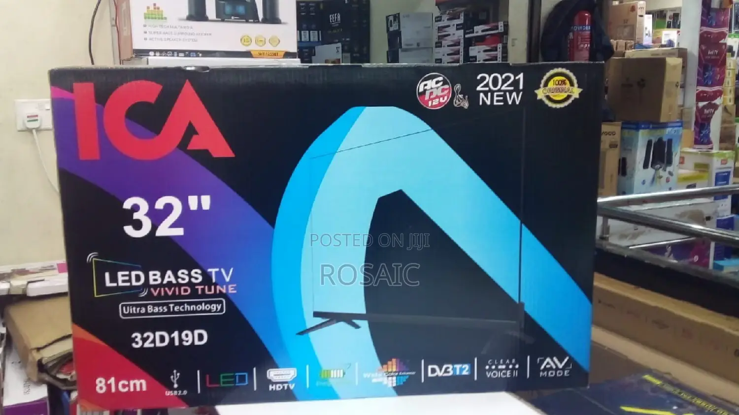 ICA 32 Digital Ac / Dc Tv With Inbuilt Decorder