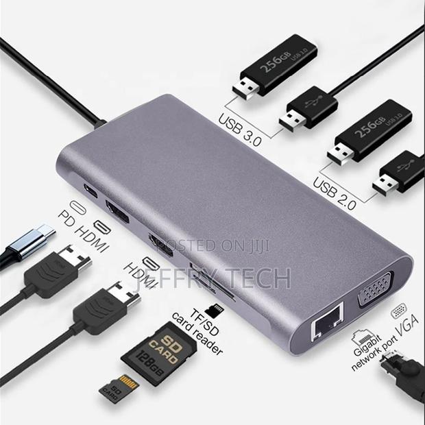 USB-C Multi Hub 11-In-1 USB Type C Hub Adapter 11 in 1 Docki