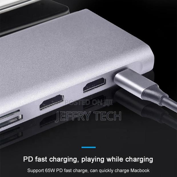 USB-C Multi Hub 11-In-1 USB Type C Hub Adapter 11 in 1 Docki - thumbnail 3