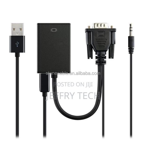 HD Video Converter VGA Male To HDMI Female Adapter Converter