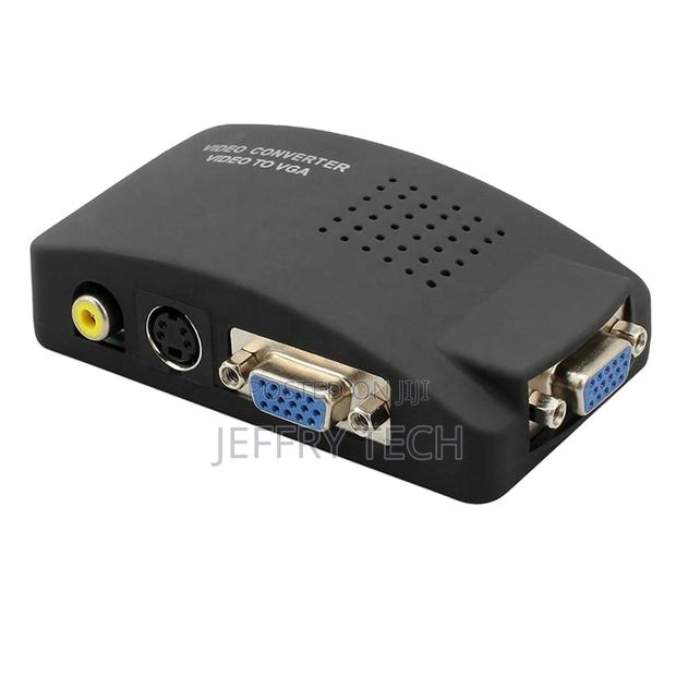 RCA/S-video to VGA Converter AV Video RCA Composite S-Video